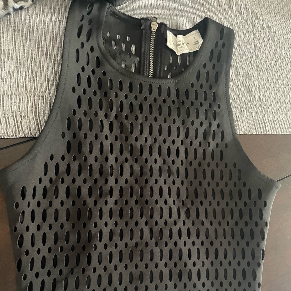 Black Abercrombie Crop-top